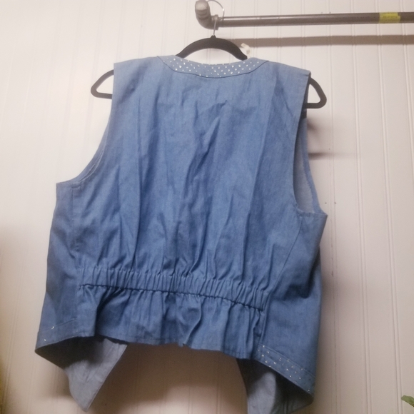 Vintage 90s Southwestern Country Nancy Bolen Vest - Picture 3 of 5